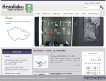 Tablet Screenshot of karolinka.cz